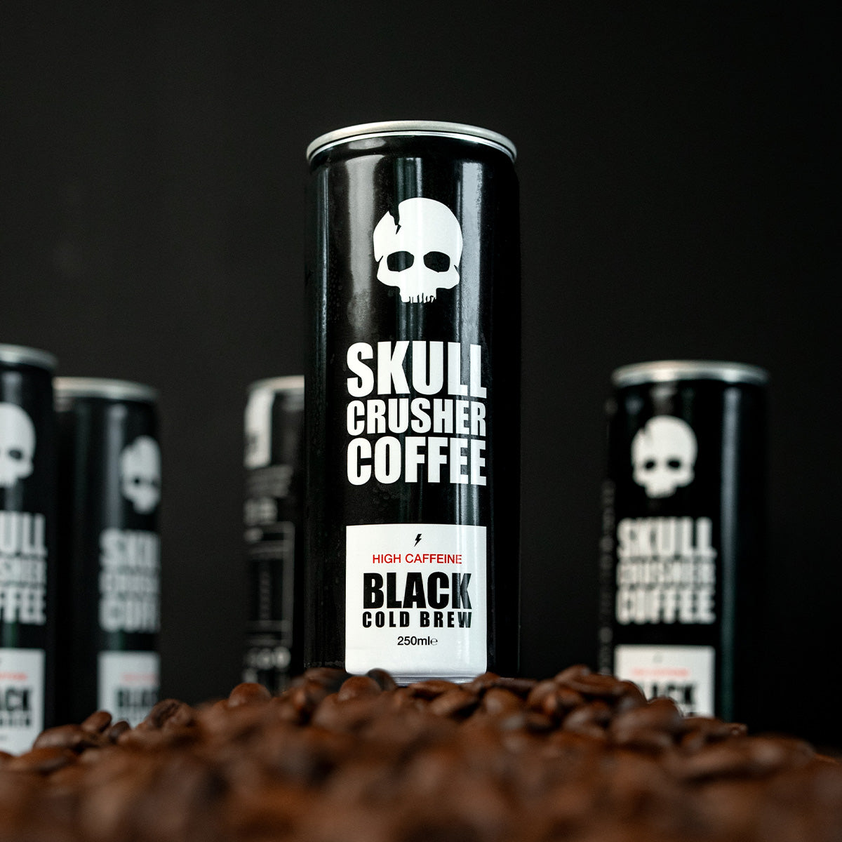 Skull Crusher High-Caffeine Cold Brew – 6 x 250ml Cans