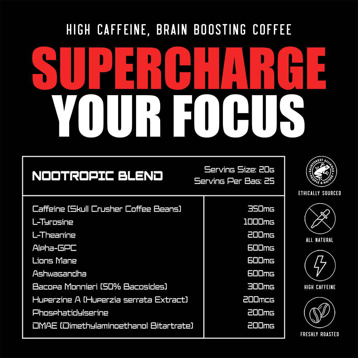 Skull Crusher - Nootropic Coffee
