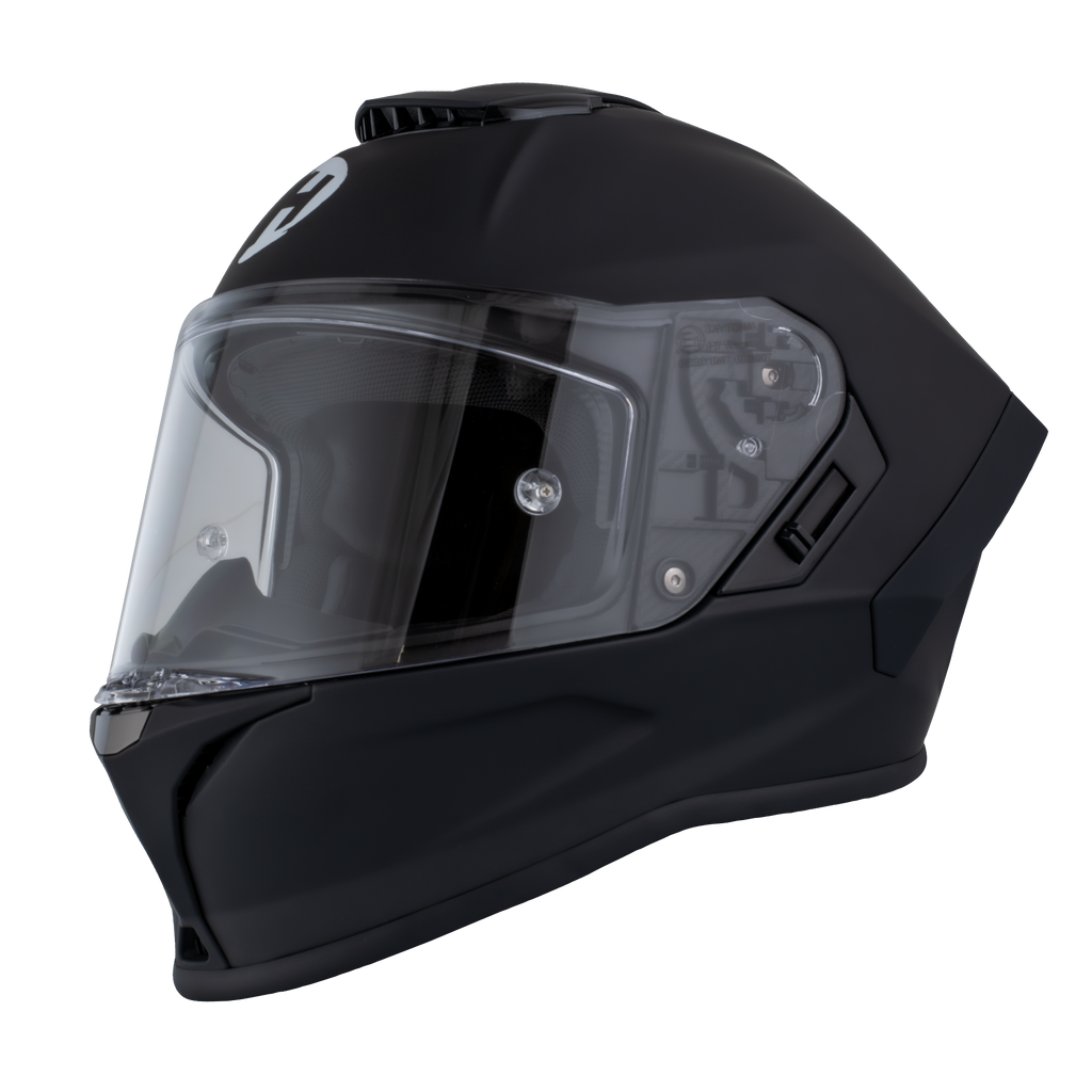Daytona Viper Motorcycle Helmet – Dull Black