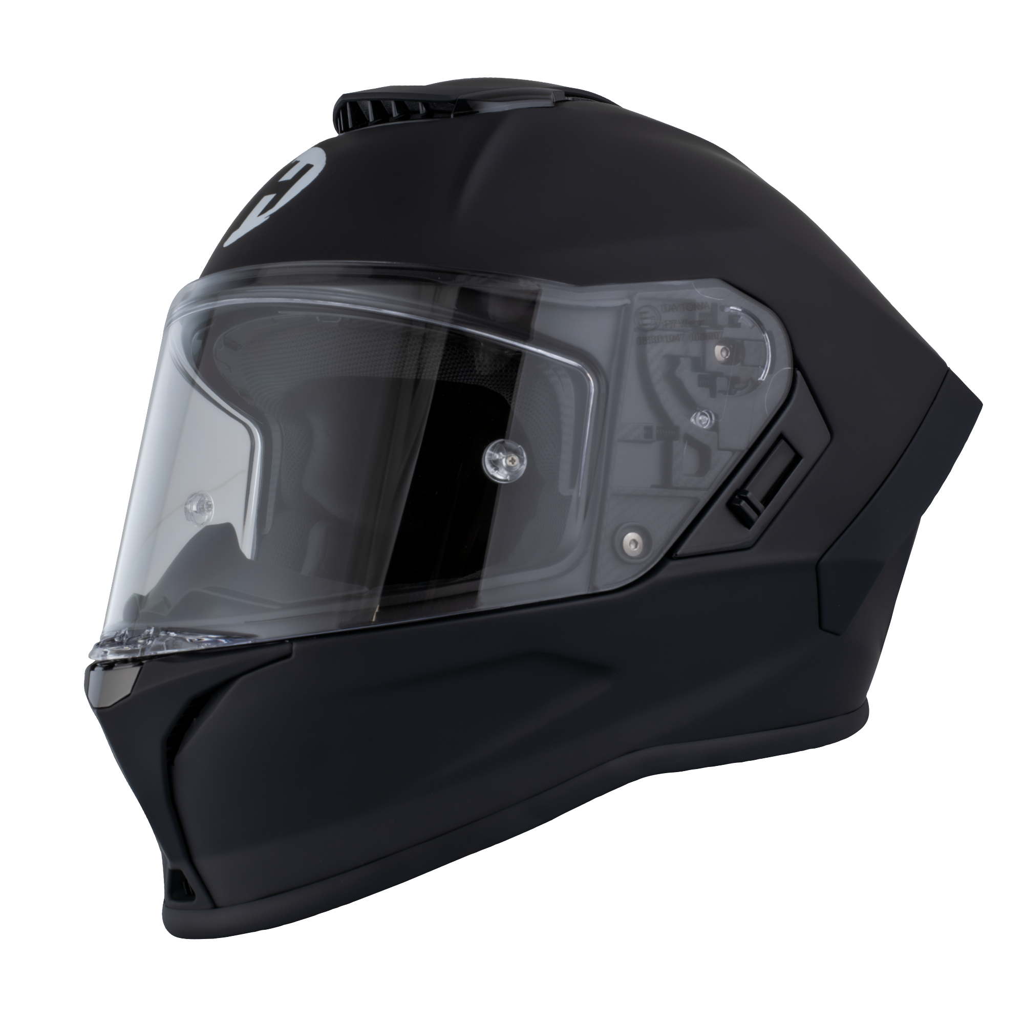 Daytona Viper Motorcycle Helmet – Dull Black