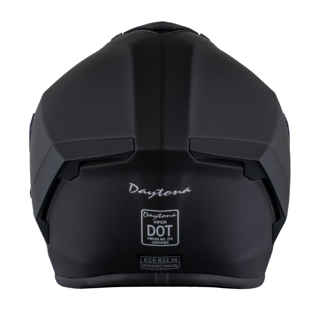 Daytona Viper Motorcycle Helmet – Dull Black