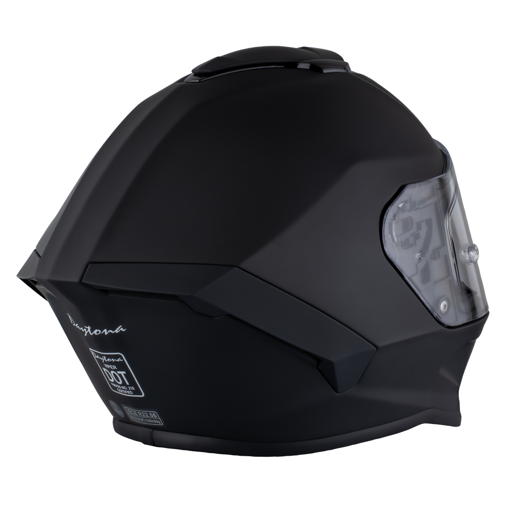 Daytona Viper Motorcycle Helmet – Dull Black