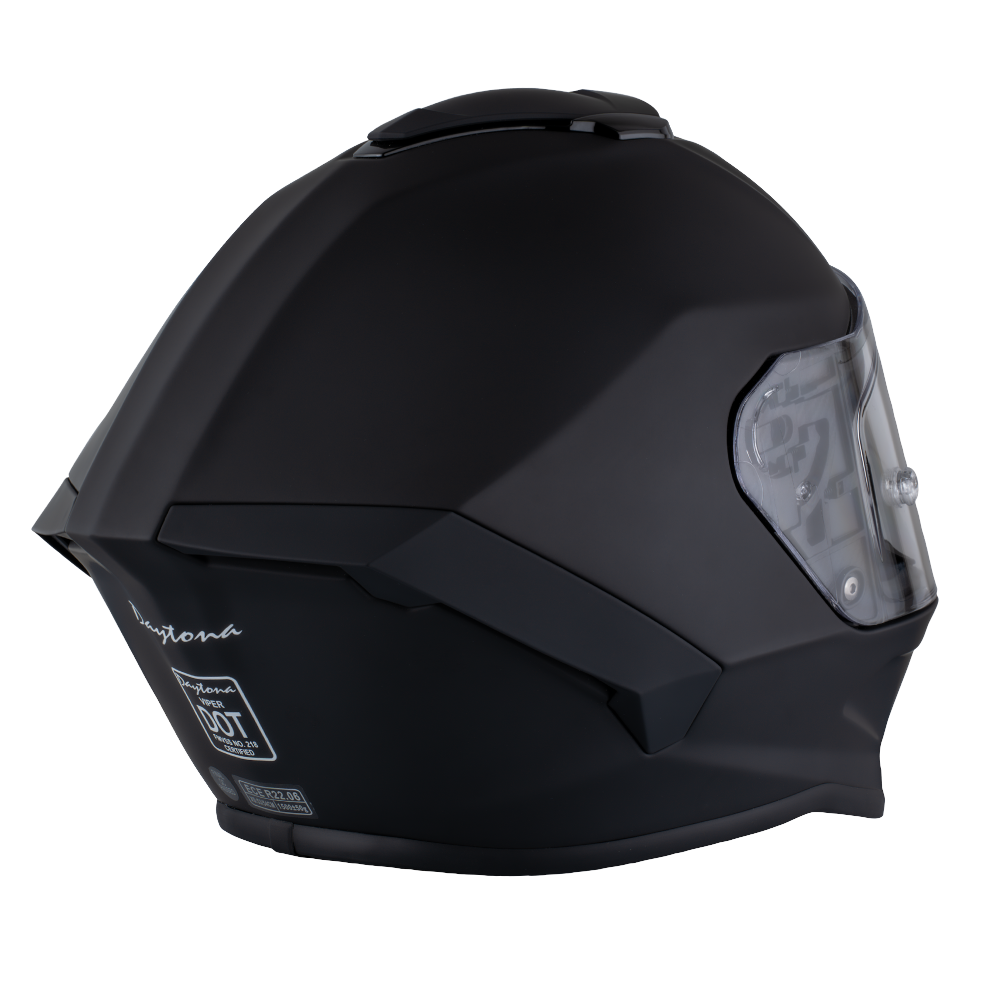 Daytona Viper Motorcycle Helmet – Dull Black