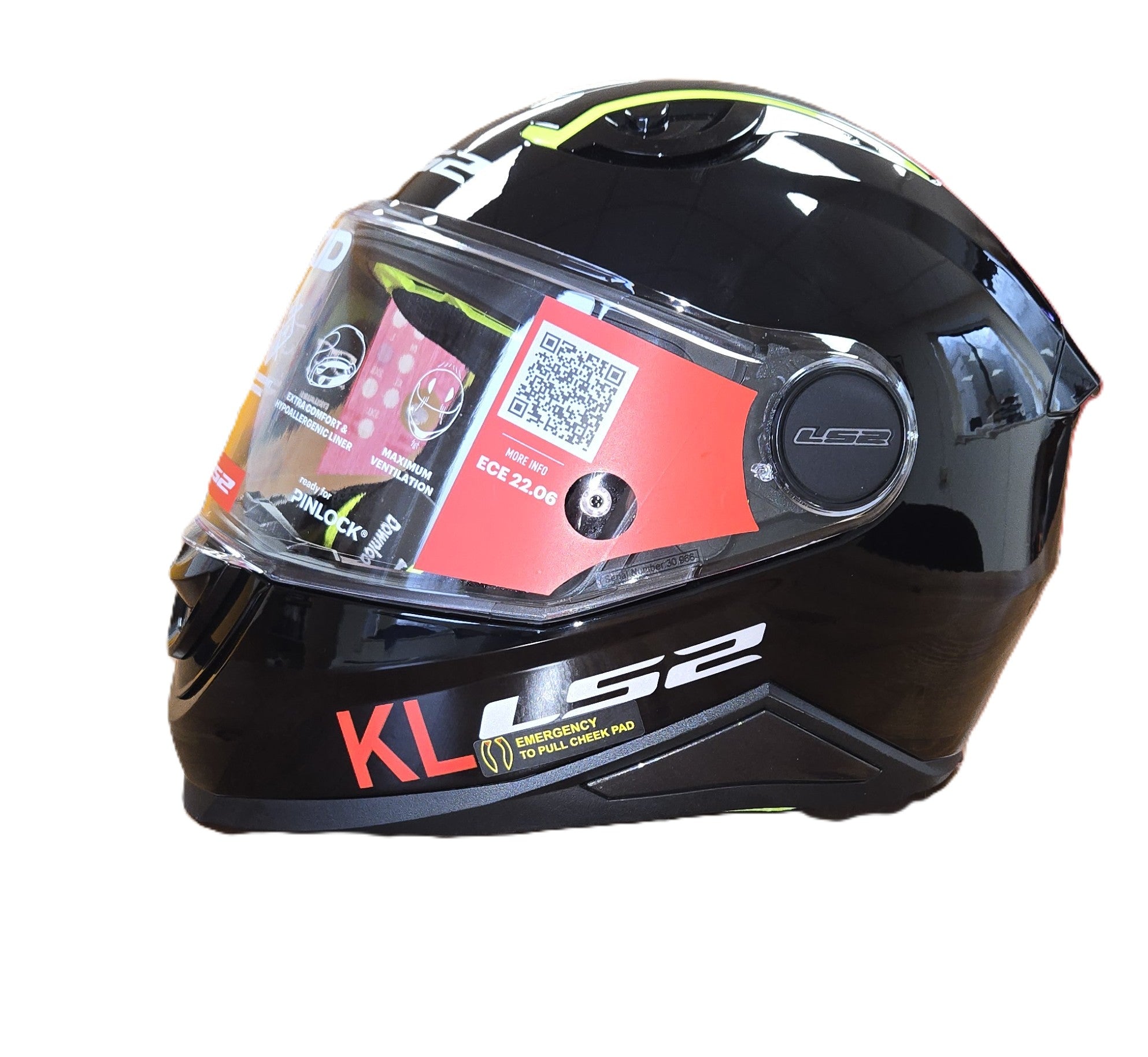 Fastline 353 Black DD Rental Kids/Junior Helmet