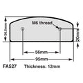 FA527 EBC Brake Pad