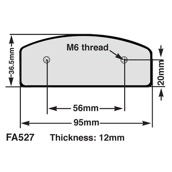 FA527 EBC Brake Pad