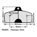 FA504 EBC Brake Pad