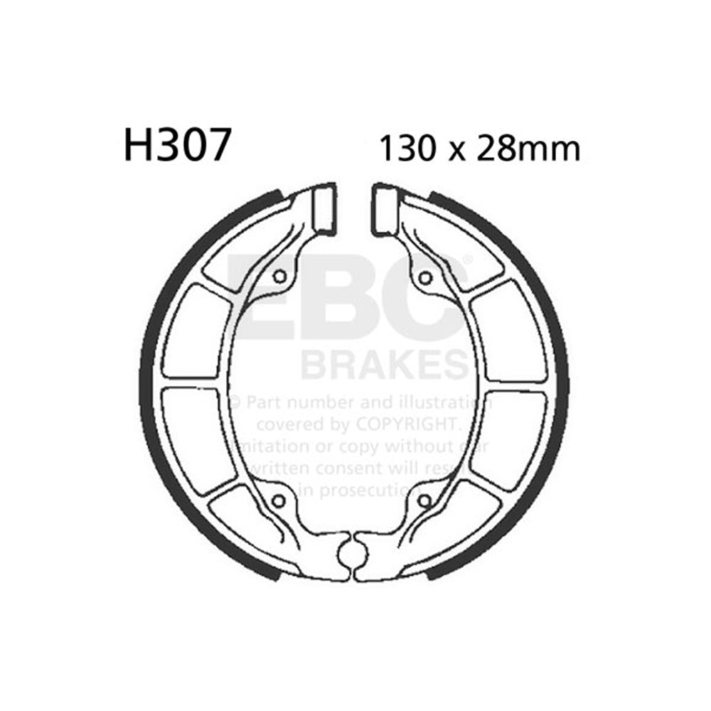 H307 EBC Brake Shoe