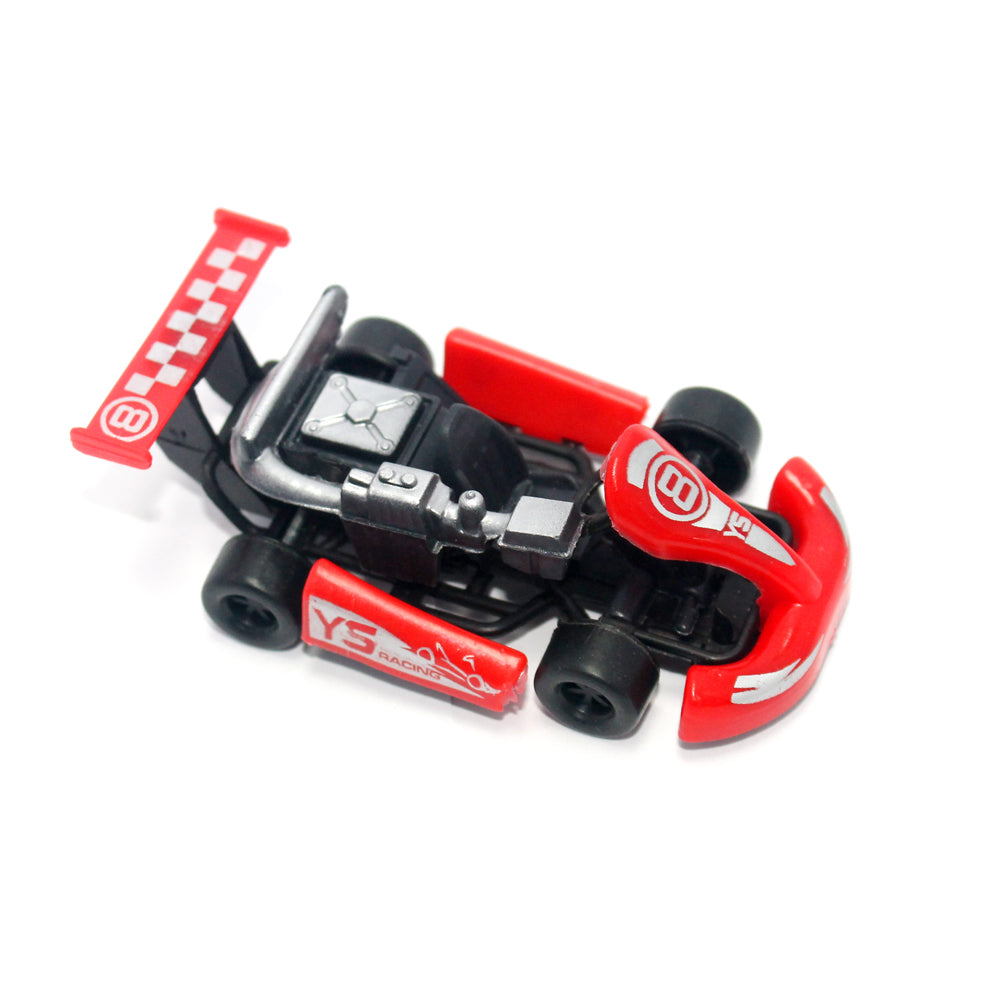 Karting jouet – Mini karts en plastique – Lot de 36 – Couleurs assorties pour enfants