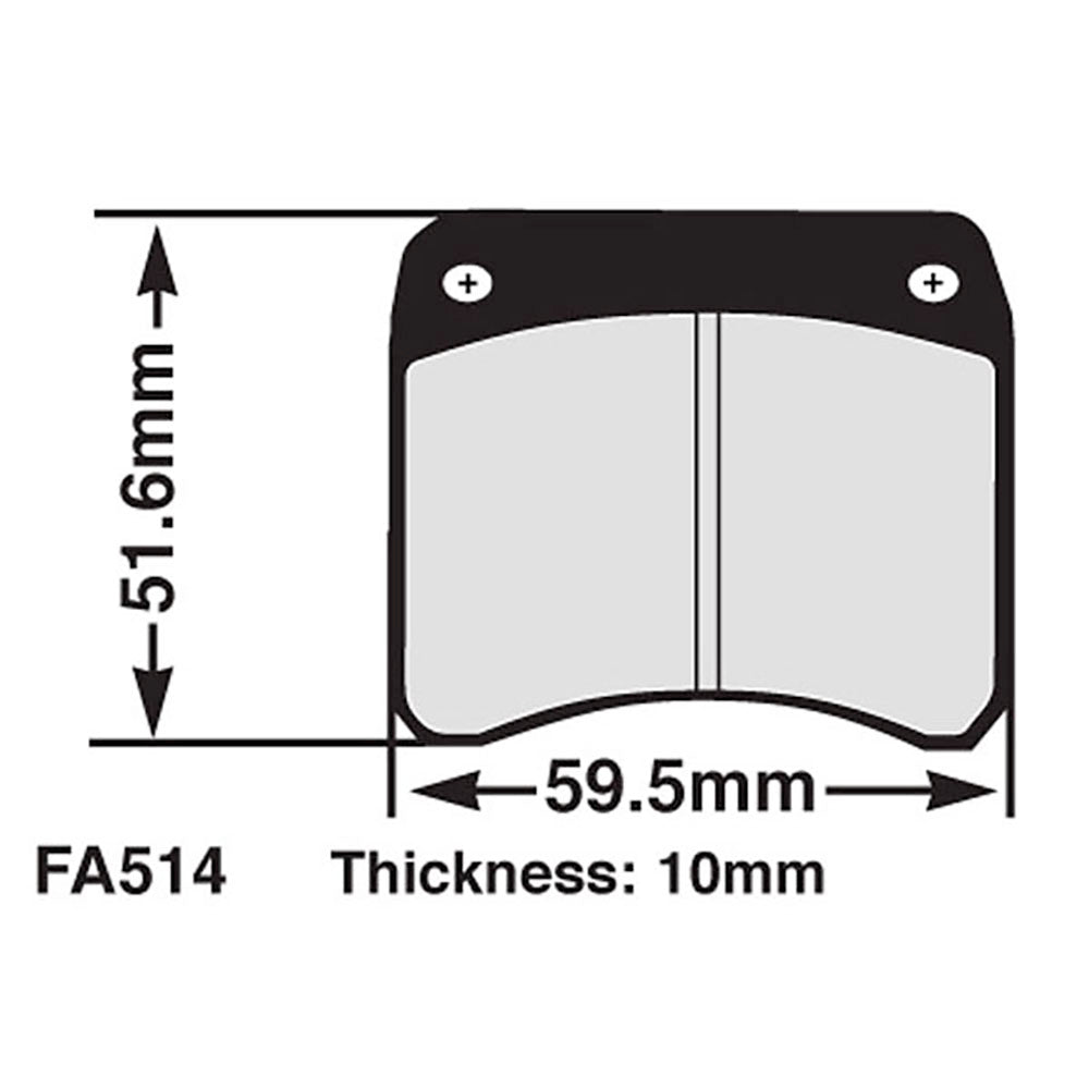 FA514 EBC Brake Pad