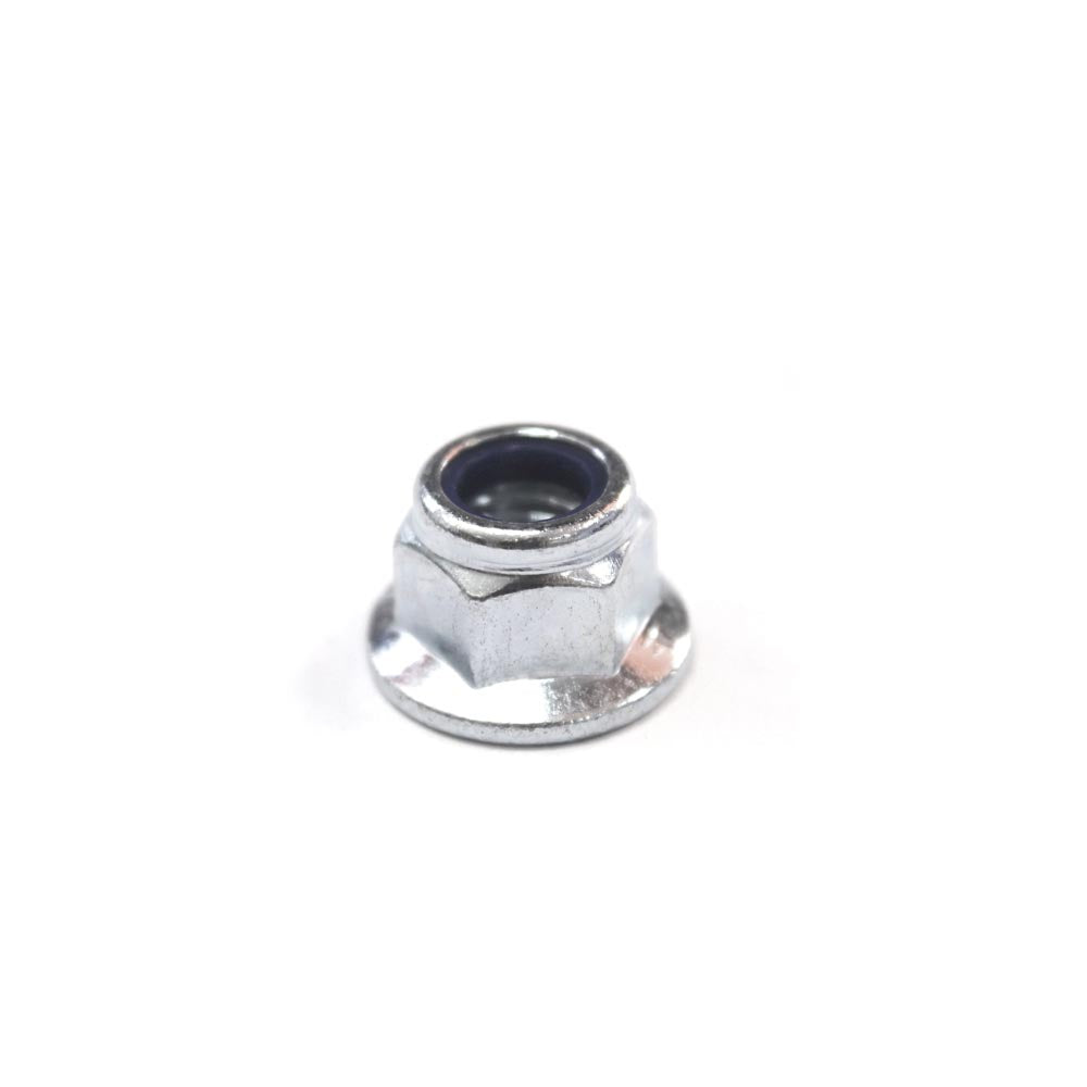 M10 Flanged Nylock Nuts – Steel Locking Nuts with Nylon Insert – Pack of 50 – Go Kart Fasteners