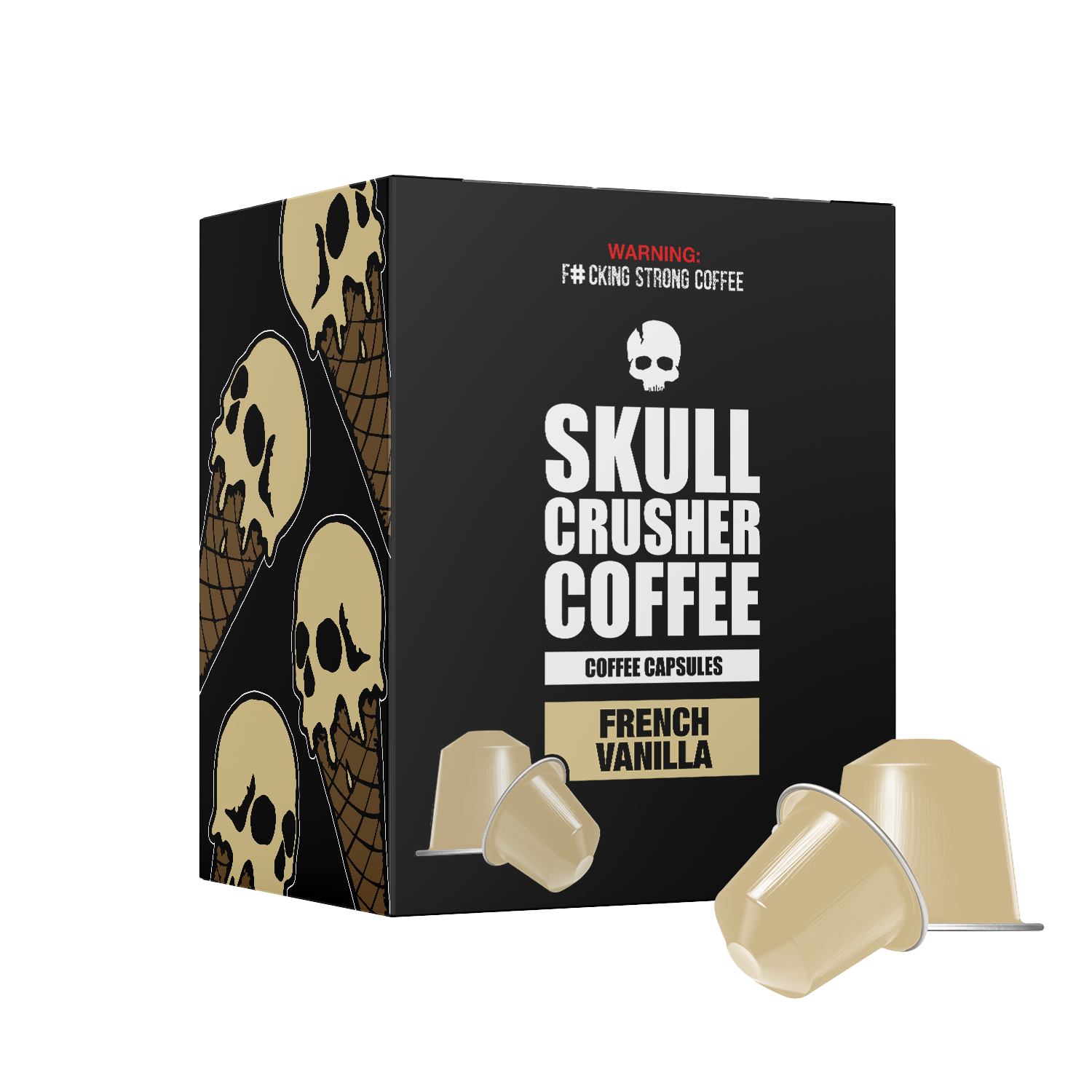 Skull Crusher High-Caffeine Nespresso® Capsules – French Vanilla