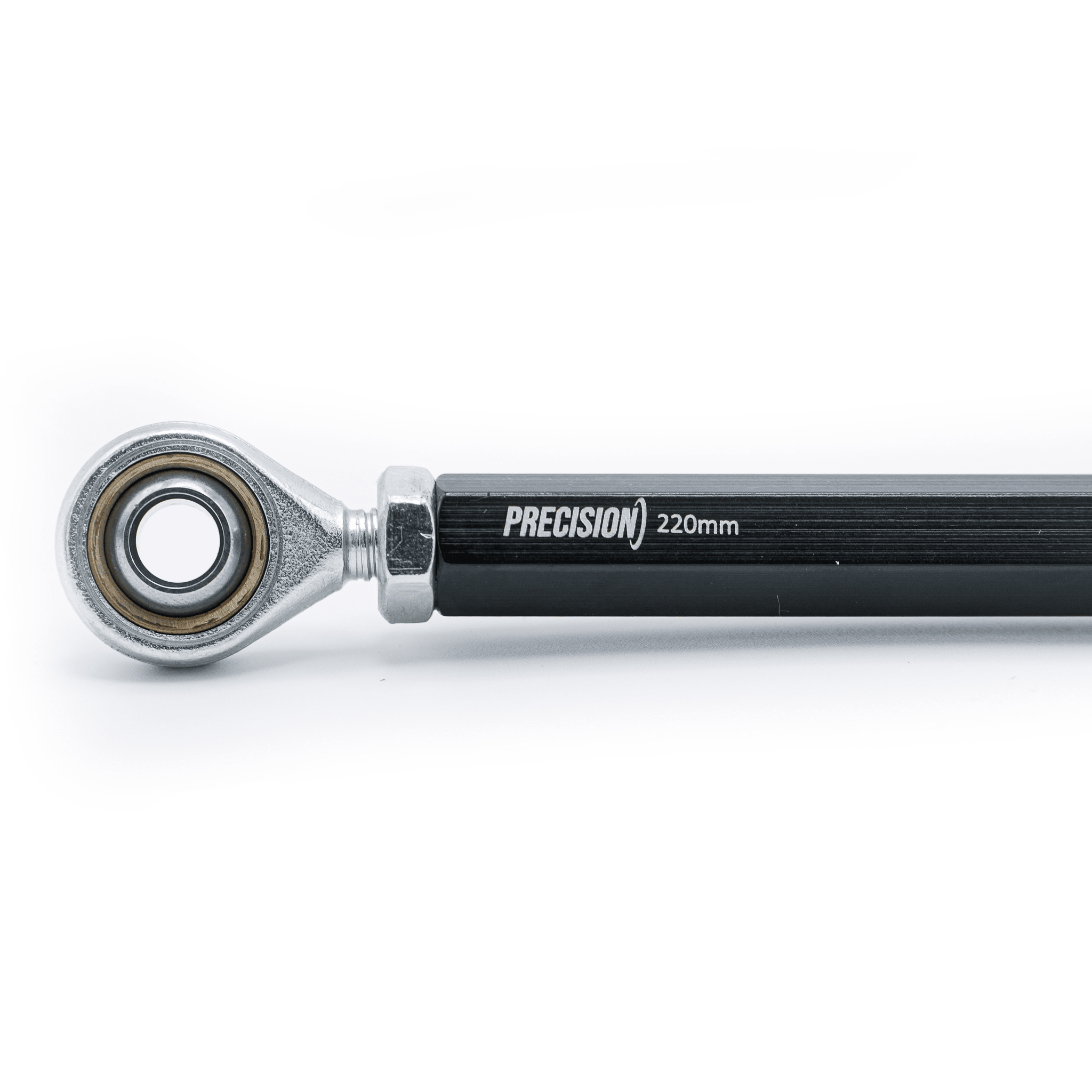 Track Rod Hexagonal 8mm Aluminium & Rose Joints